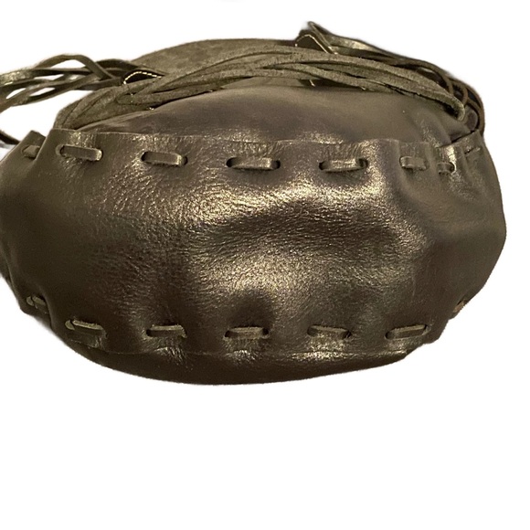 Patricia Nash Bag crossbody saddle bag tooled black leather - Picture 5 of 8